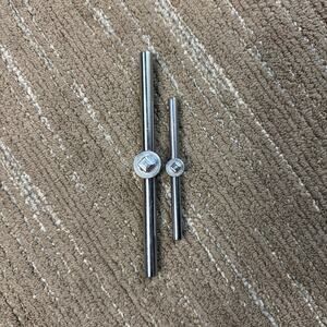 Set of 2 Craftsman Sliding T Handle Breaker Bar  V 3/8" and  V 1/4" Drive USA